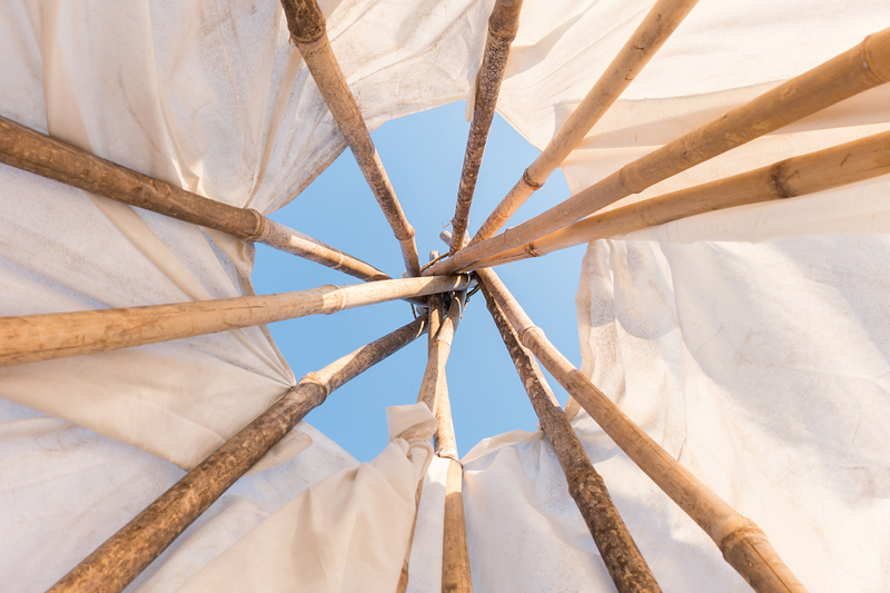 bhfwebsiteunited poles inside teepee